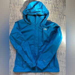 The North Face Teal HyVent Women’s Hooded Rain Jacket